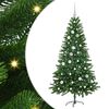 vidaXL Choinka z 150 diodami LED z podstawą Zielony 150 cm PE
