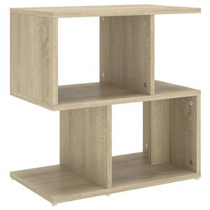 vidaXL Szafka nocna, dąb sonoma 50x30x51,5 cm, materiał drewnopochodny