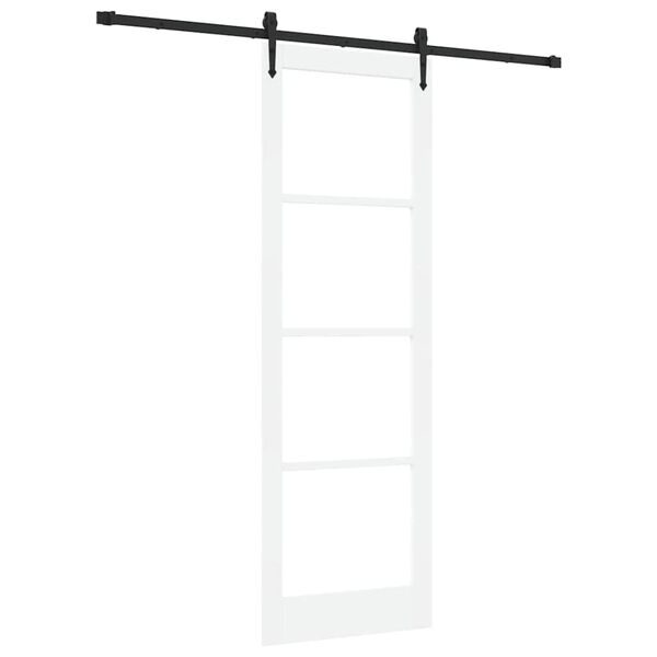 vidaXL Drzwi przesuwne ORKDAL Biały 78 x 232 cm