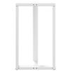 vidaXL Nogi do stołu barowego w kształcie litery T 2 szt. Białe 60x35x(100-101) cm Stal