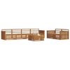 vidaXL Zestaw sof na zewnątrz 7 pcs Naturalny Lite Drewno Akacji