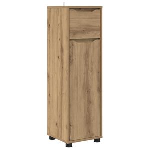 vidaXL Szafka Łazienkowa Dąb rzemieślniczy 30,5 x 30 x 101 cm