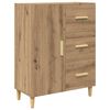 vidaXL Highboard z szufladą Dąb rzemieślniczy 69,5 x 34 x 180 cm