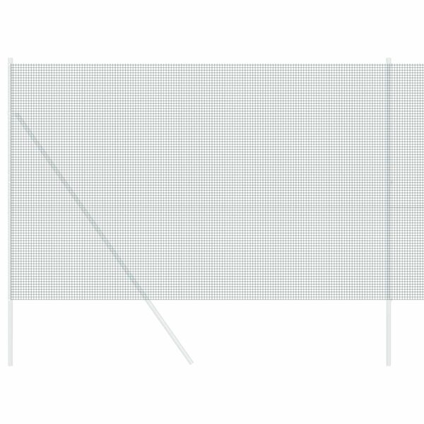 vidaXL Spawana siatka ogrodzeniowa Zielony 1.6 x 10 m