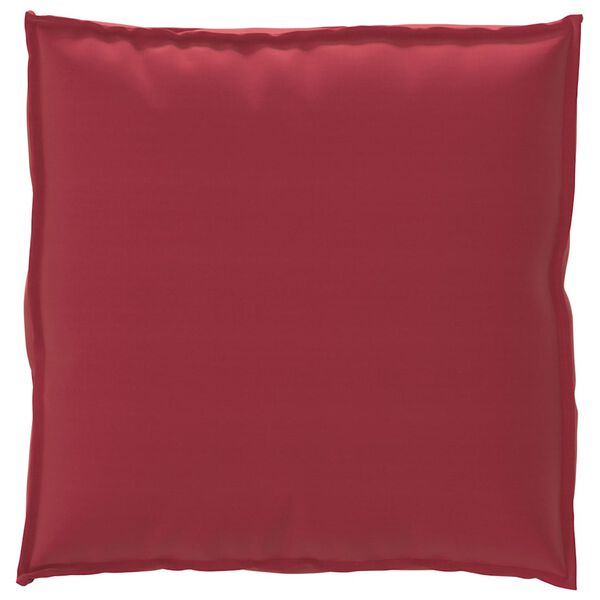 vidaXL Zestaw poduszek na paletę 2 pcs Czerwone wino Materiał Oxford