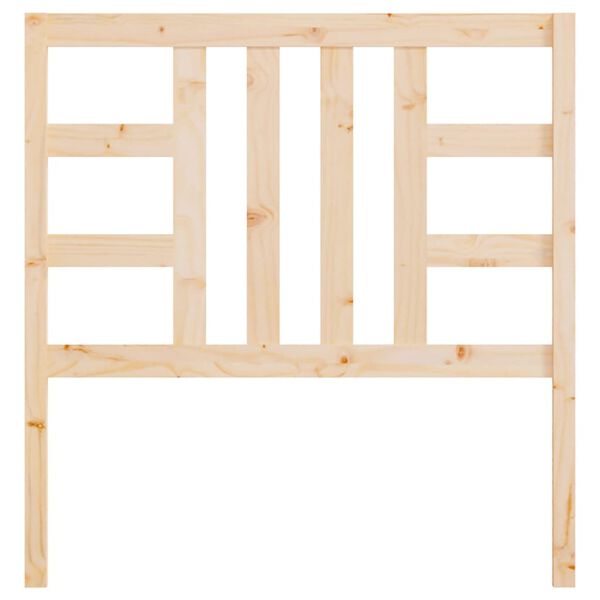 vidaXL Wezgłowie łóżka, 106x4x100 cm, lite drewno sosnowe