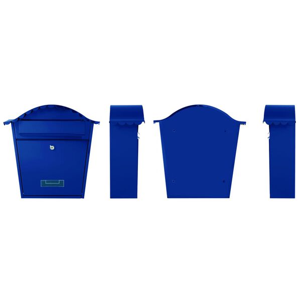 Perel Skrzynka na listy Paris, niebieska