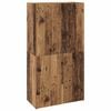 vidaXL Biurowa szafka Stare drewno 60 x 32 x 115 cm