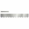 vidaXL Krawężnik do trawnika 50 szt. 100 x 0,05 x 15 cm Srebrny