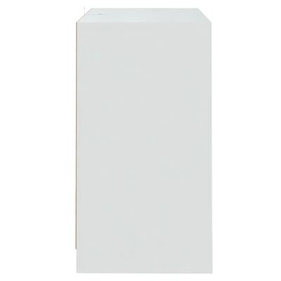 vidaXL Komoda, biała, 70 x 41 x 75 cm, płyta wiórowa