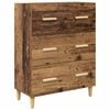 vidaXL Highboard z szufladą Stare drewno 69,5 x 32,5 x 180 cm