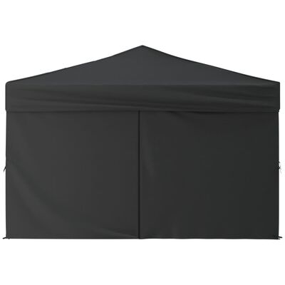 vidaXL Składany namiot imprezowy ze ściankami, antracytowy, 3x3 m