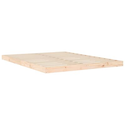 vidaXL Rama łóżka, 150x200 cm, lite drewno sosnowe