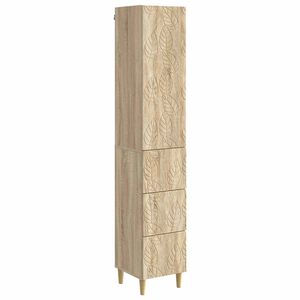 vidaXL Zestaw szafek 2 pcs dąb Sonoma 33 x 34,5 x 90 cm