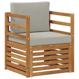 vidaXL Zestaw sof na zewnątrz Lite drewno akacjowe i poliester