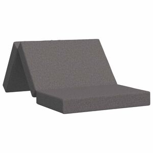 vidaXL Składana Sofa Ł&oacute;żko 100 x 67 x 45 cm jasnoszary