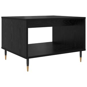 vidaXL Stolik kawowy Czarny dąb 60 x 50 x 40 cm Drewno inżynieryjne