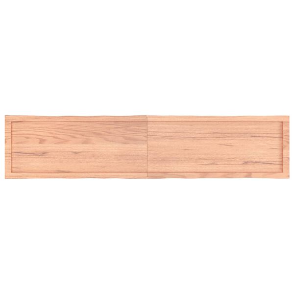 vidaXL Blat, jasnobrązowy 180x40x(2-6) cm drewno z naturalną krawędzią