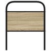 vidaXL Wezgłowie do ł&oacute;żka, dąb sonoma, 80 cm
