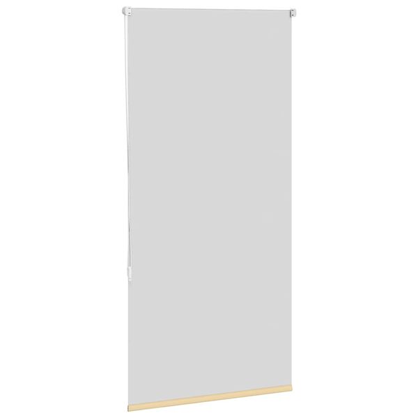 vidaXL Roleta zaciemniająca beżowa 75x175 cm Szerokość tkaniny 70,7 cm