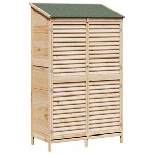 vidaXL Shed ogrodowy naturalny 106 x 56 x 176,5 cm Drewno Świerkowe