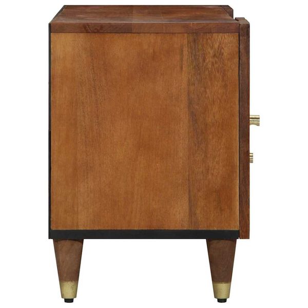 vidaXL Szafka pod telewizor z szufladą Miodowy brąz 105 x 33 x 46 cm