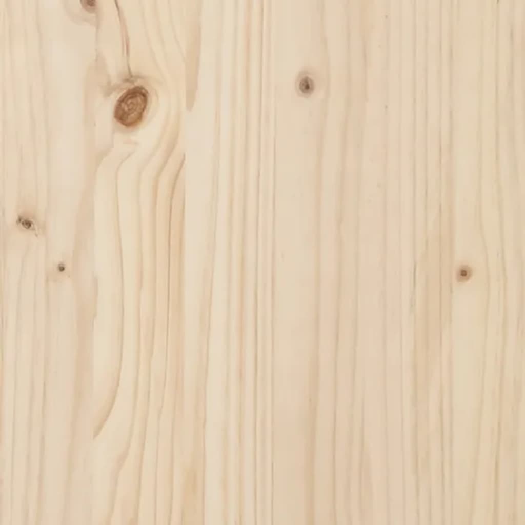 vidaXL Wezgłowie łóżka, 100x3x80 cm, lite drewno sosnowe