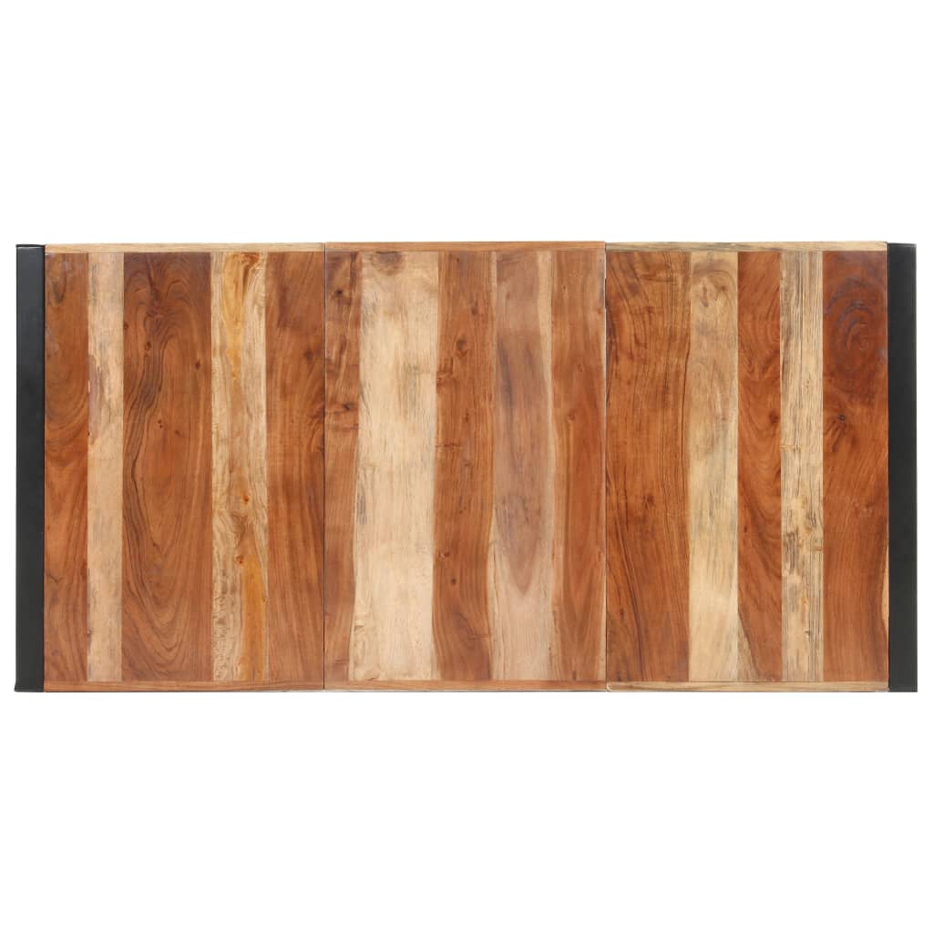 vidaXL Stół jadalniany, 160x80x75 cm, drewno stylizowane na sheesham