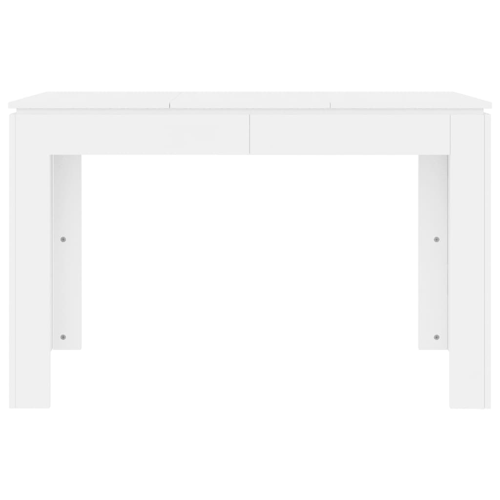 vidaXL Stół jadalniany, biały, 120x60x76 cm, materiał drewnopochodny