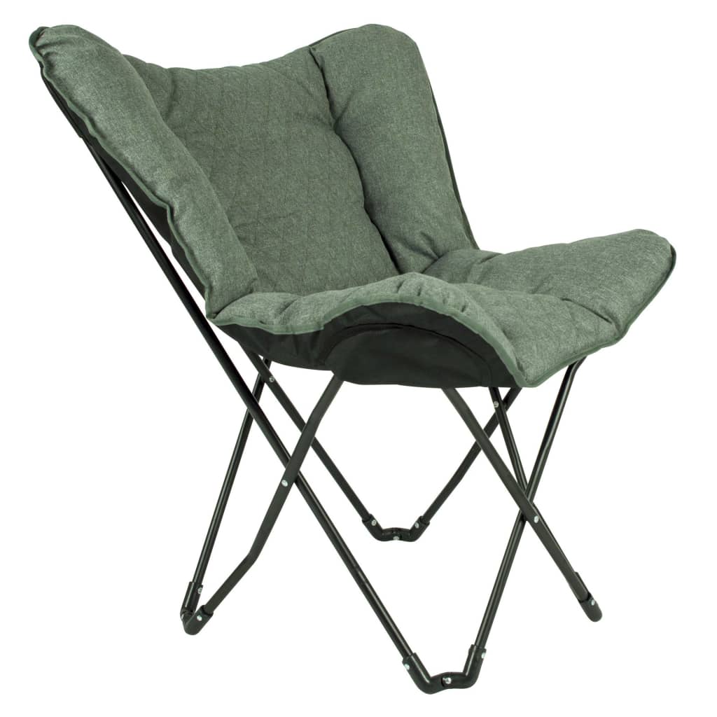 Bo-Camp Składane krzesło turystyczne Himrod typu motyl, zielone
