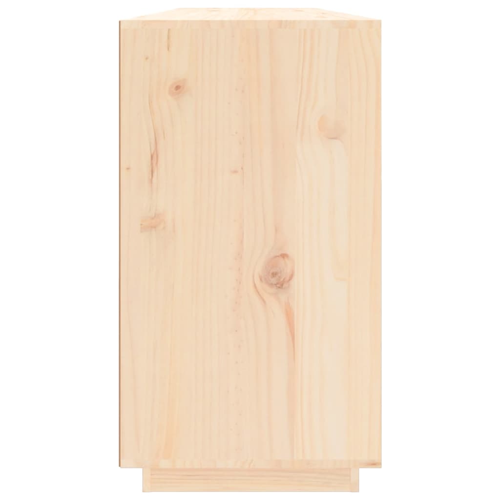 vidaXL Komoda, 100x40x75 cm, lite drewno sosnowe