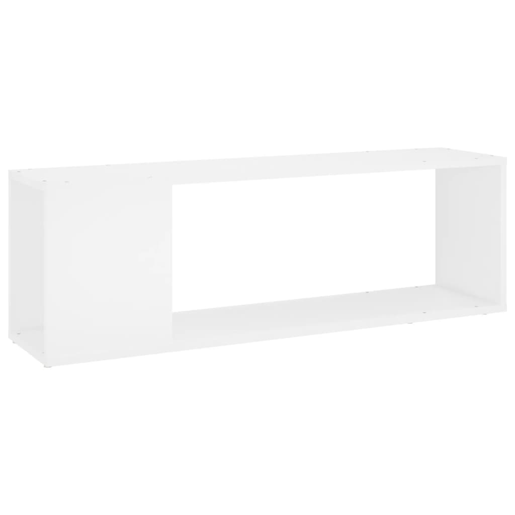 vidaXL Szafka pod TV, biała, 100x24x32 cm, materiał drewnopochodny