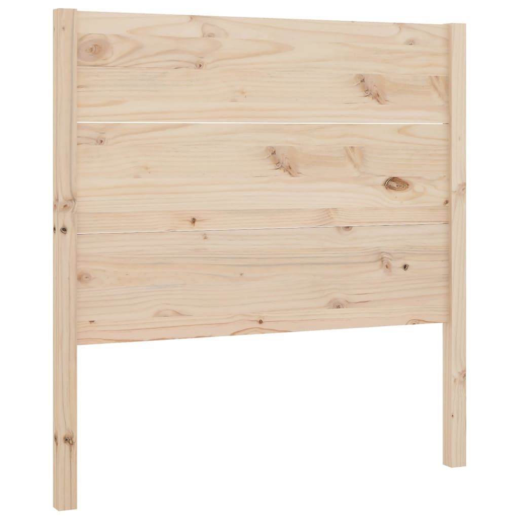 vidaXL Wezgłowie łóżka, 81x4x100 cm, lite drewno sosnowe