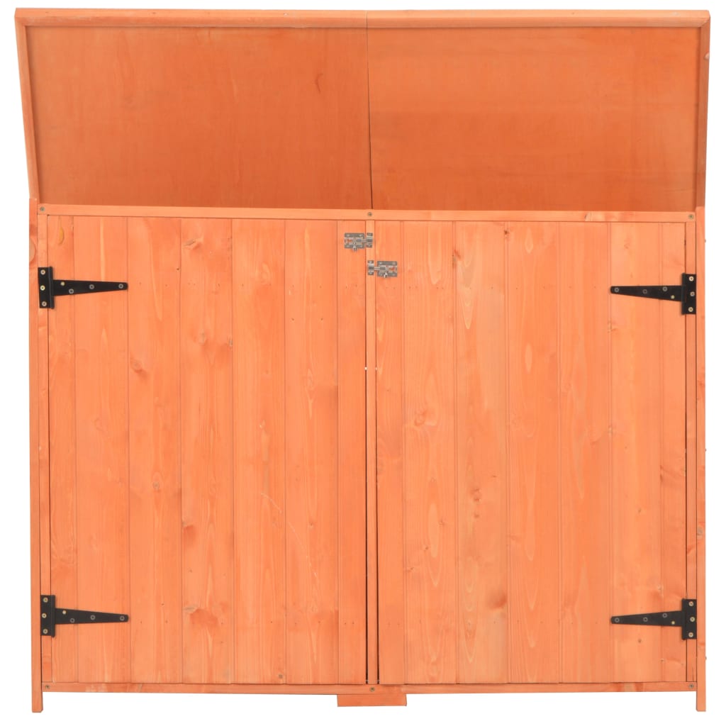 vidaXL Schowek ogrodowy, 120x50x91 cm, drewniany
