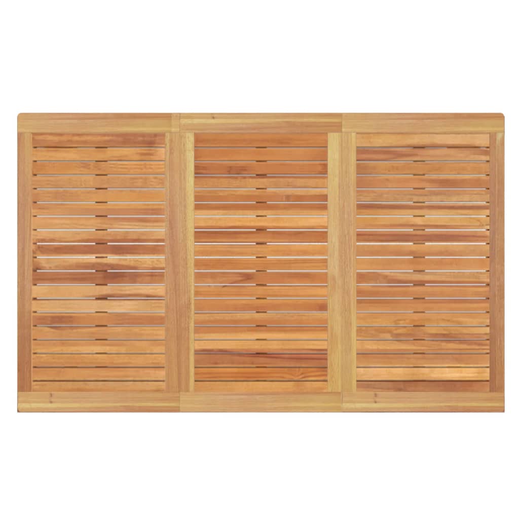vidaXL 4-częściowy zestaw mebli ogrodowych, lite drewno tekowe