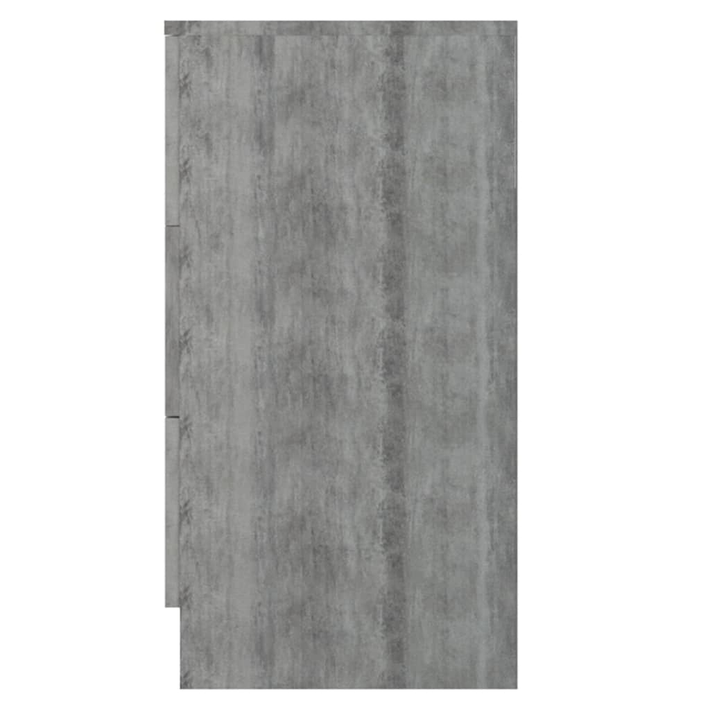 vidaXL Komoda, 71x35x68 cm, płyta wiórowa, kolor szarość betonu