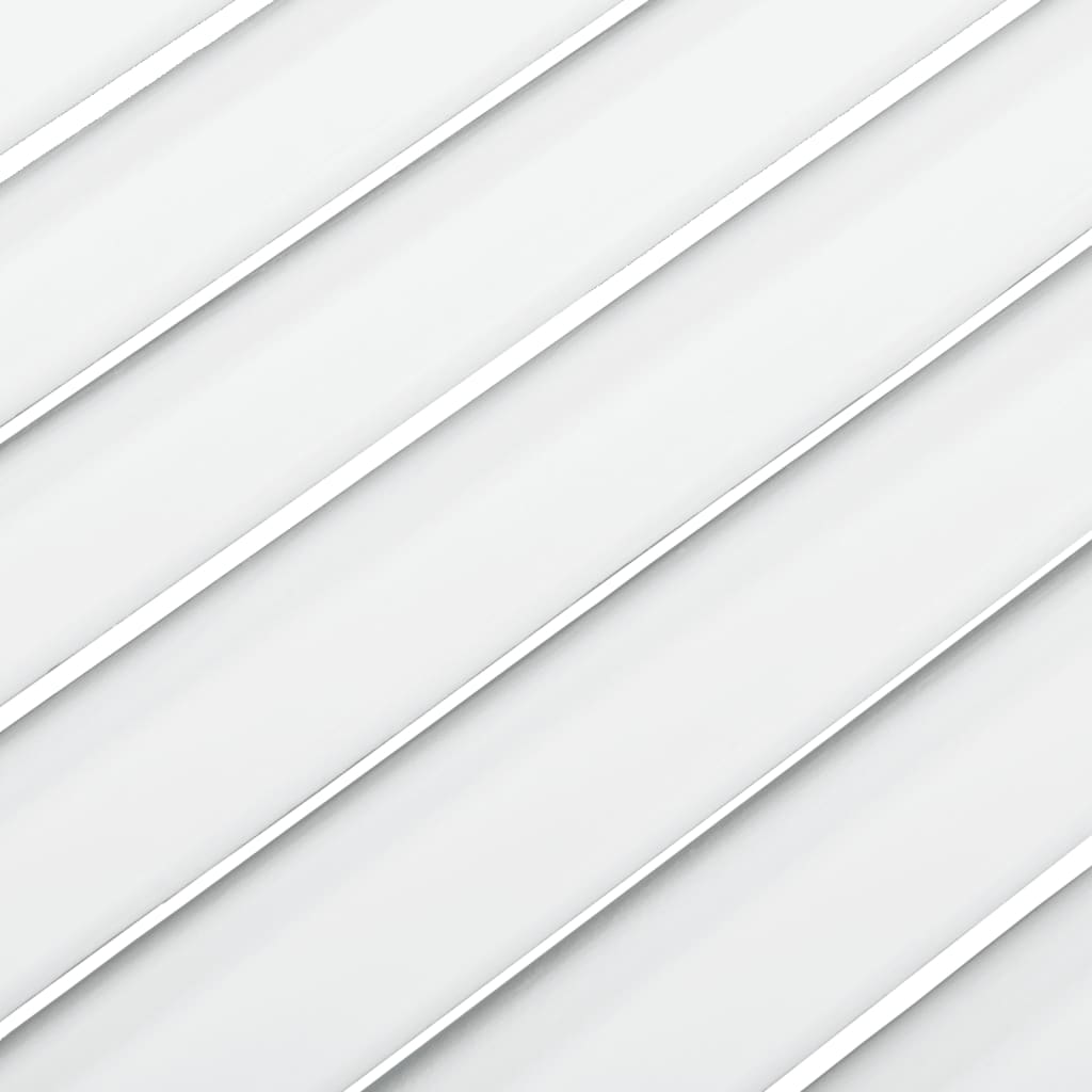 vidaXL Drzwi żaluzjowe do szafki, białe, 61,5x49,4 cm, sosnowe