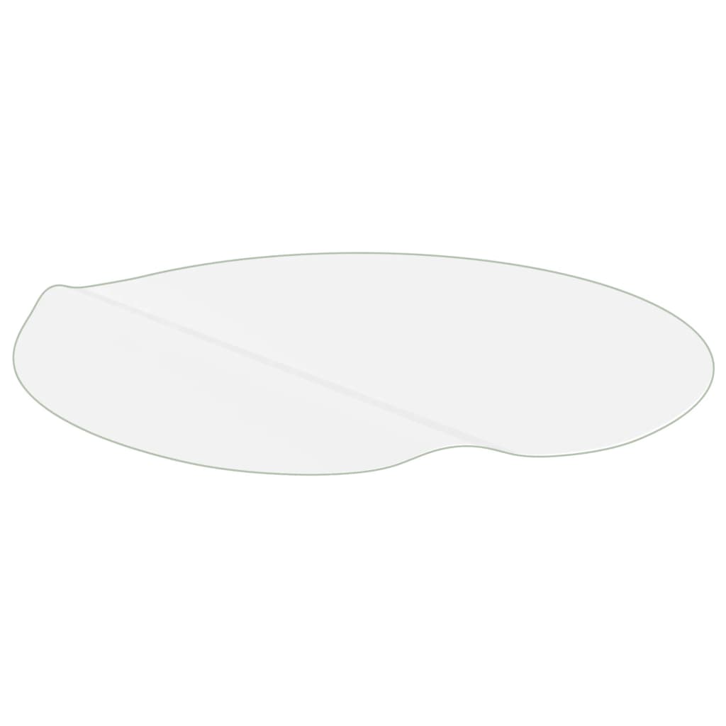 vidaXL Mata ochronna na stół, przezroczysta, Ø 110 cm, 2 mm, PVC