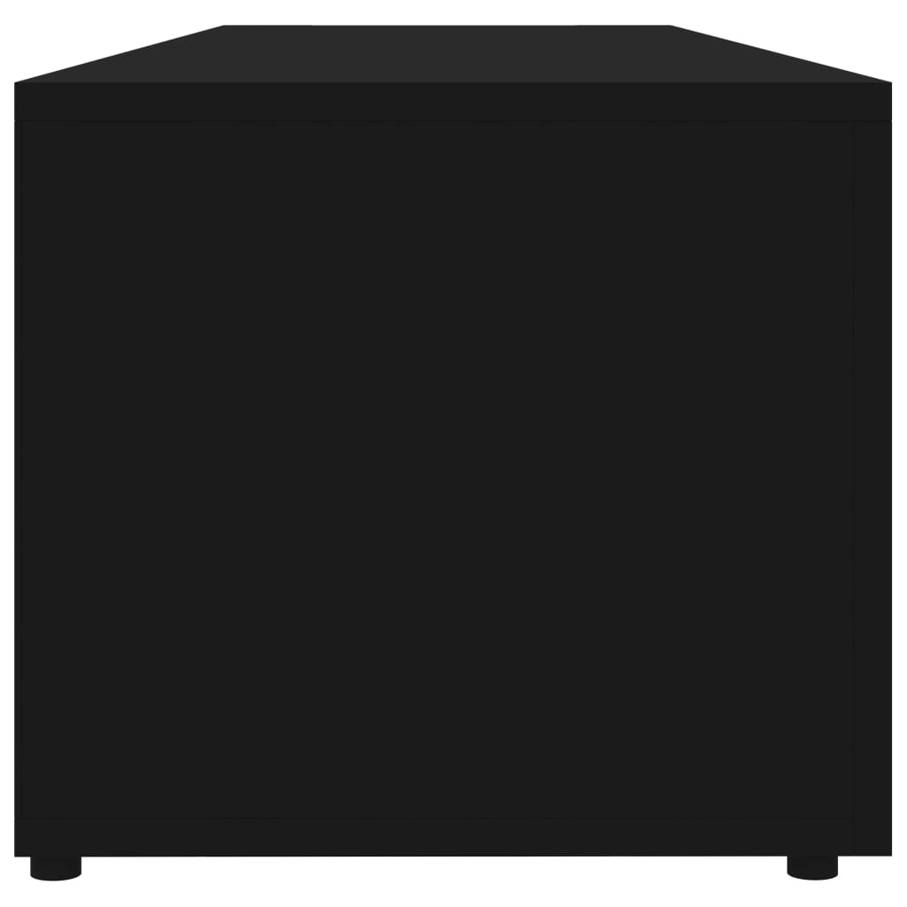 vidaXL Szafka pod TV, czarna, 120x34x30 cm, płyta wiórowa