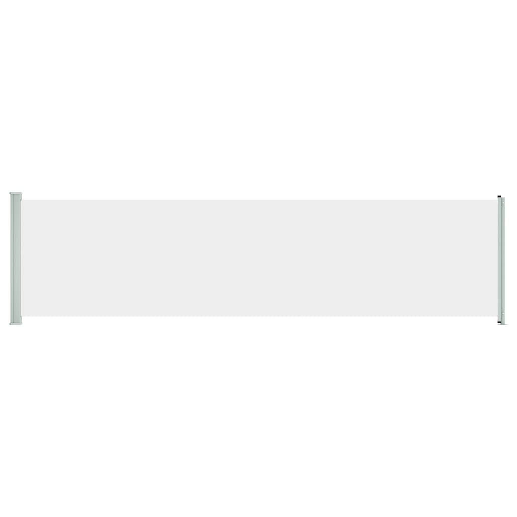 vidaXL Wysuwana markiza boczna na taras, 160 x 600 cm, kremowa