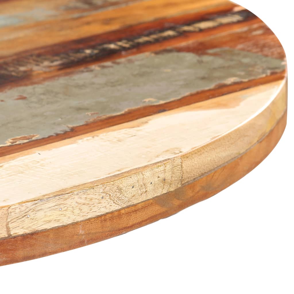 vidaXL Okrągły stolik bistro, 80x75 cm, lite drewno z odzysku