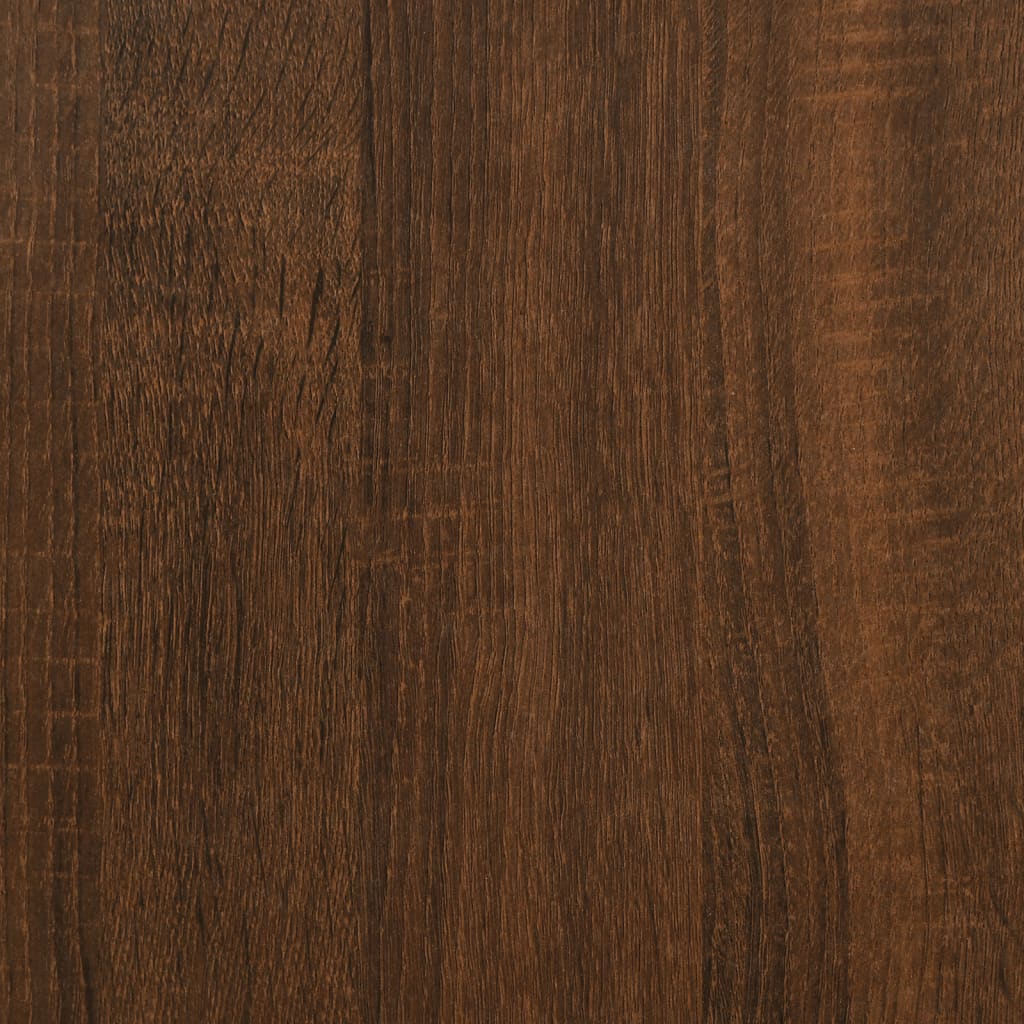 vidaXL Stolik konsolowy, brązowy dąb, 72,5x25x75 cm