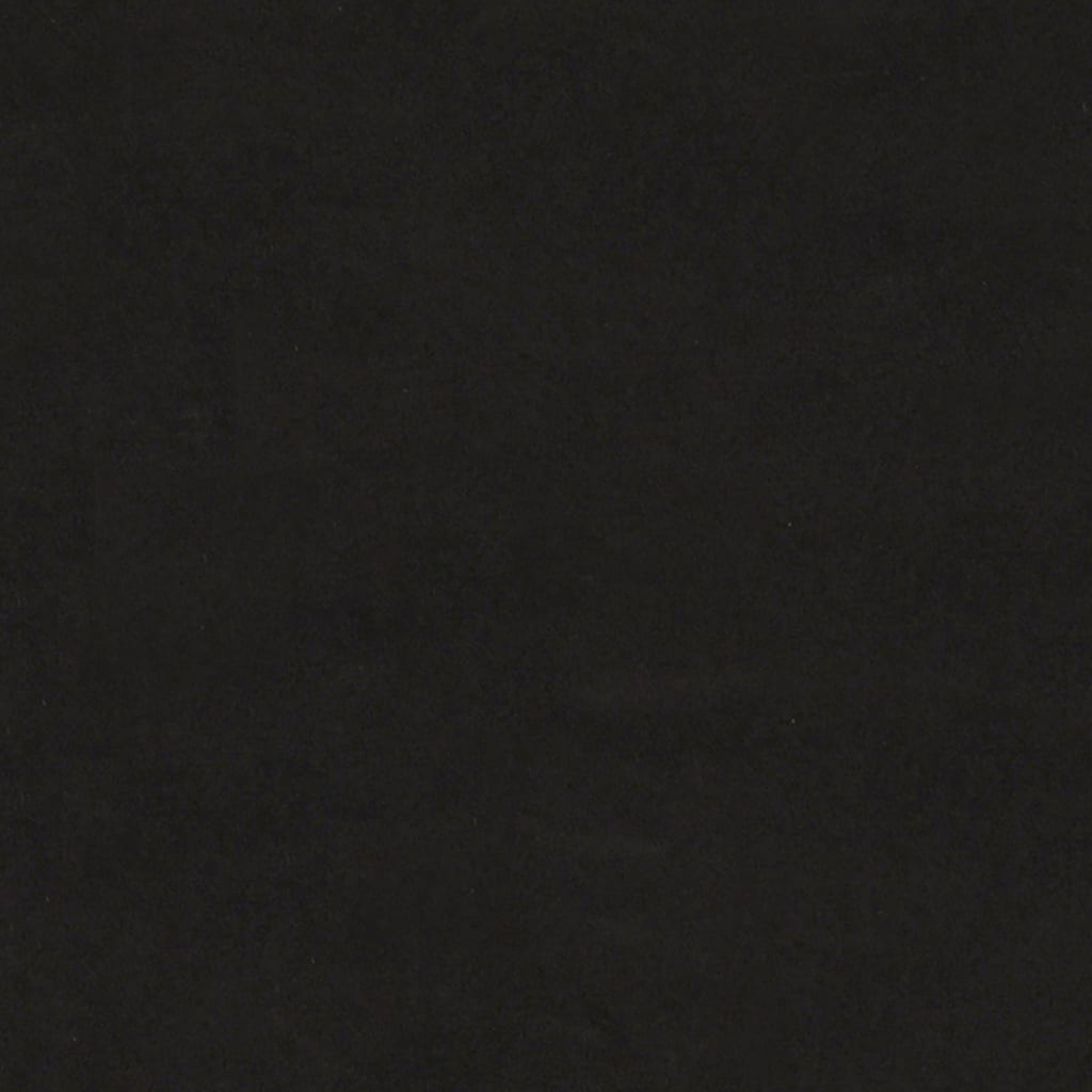 vidaXL Ławka, czarna, 98x56x69 cm, tapicerowana aksamitem