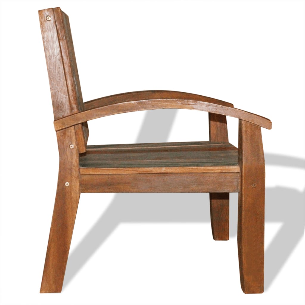 vidaXL Krzesło, lite drewno z odzysku
