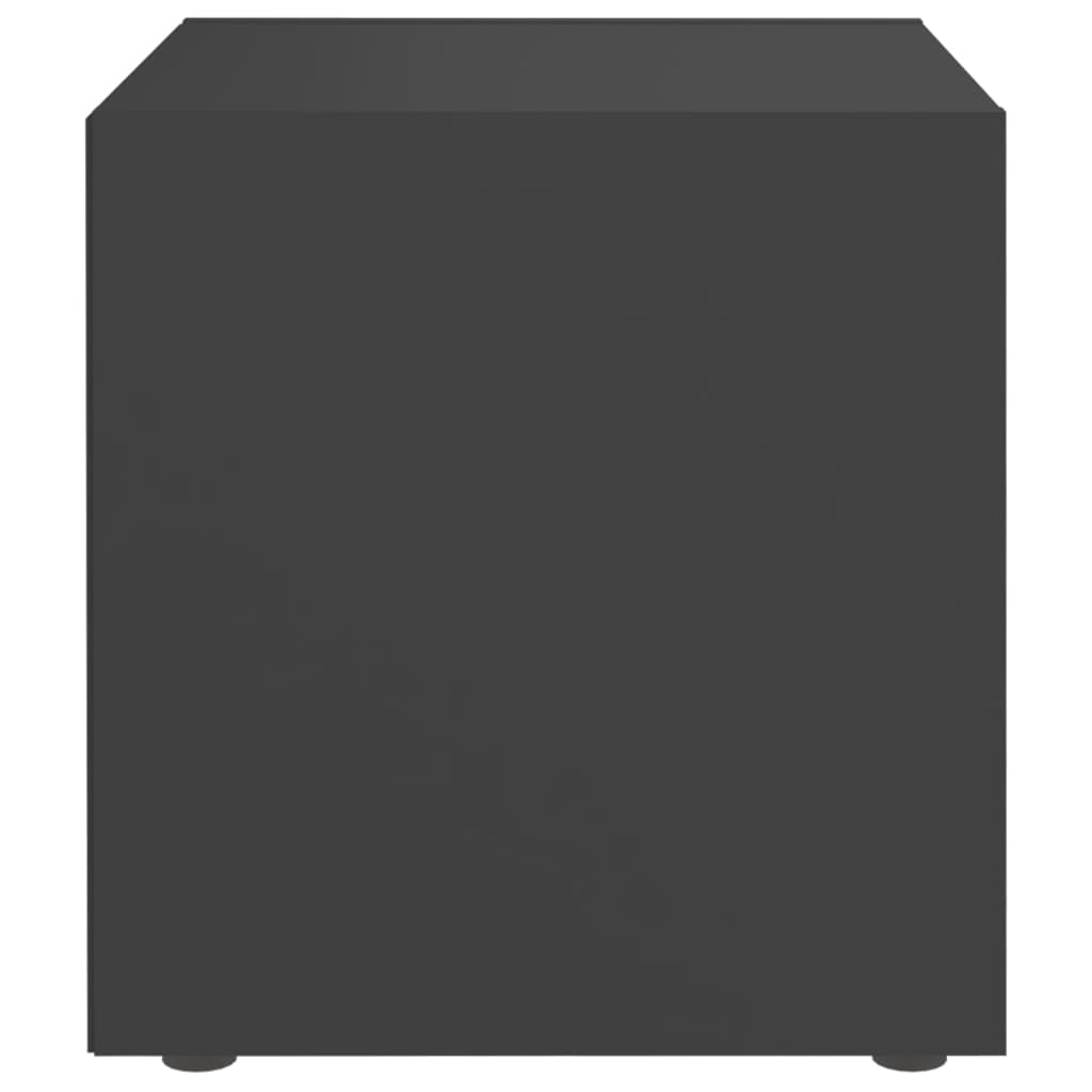 vidaXL Szafki pod telewizor, 4 szt., szare, 37x35x37 cm, płyta wiórowa