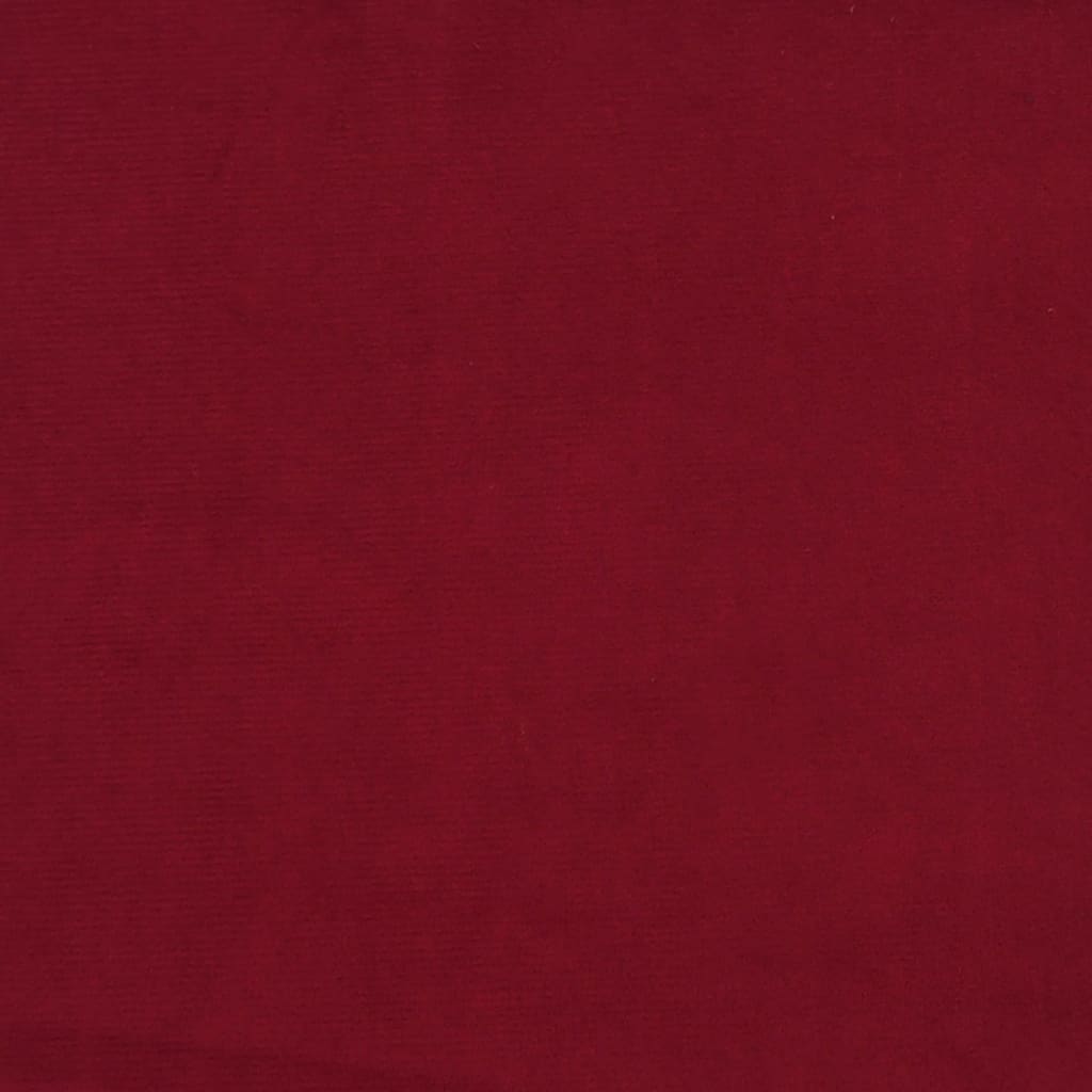 vidaXL Panele ścienne, 12 szt, kolor wina, 60x15 cm, aksamit, 1,08 m²