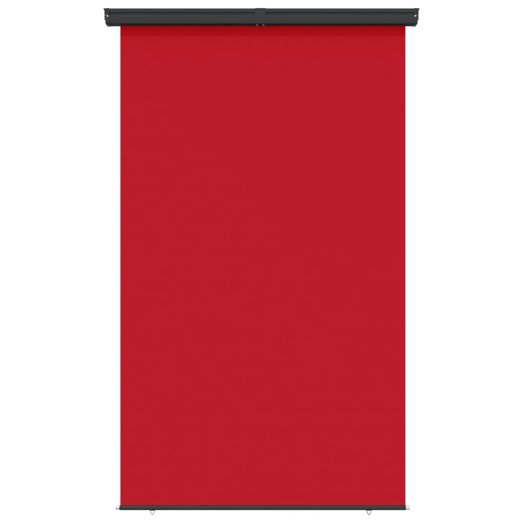 vidaXL Markiza boczna na balkon, 165x250 cm, czerwona