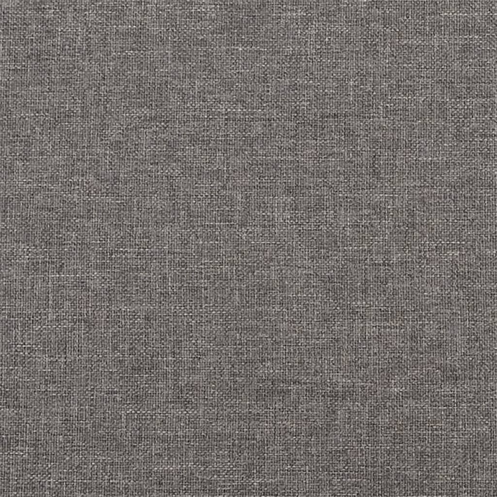 vidaXL Sofa 2-osobowa, ciemnoszara, 140 cm, tapicerowana tkaniną