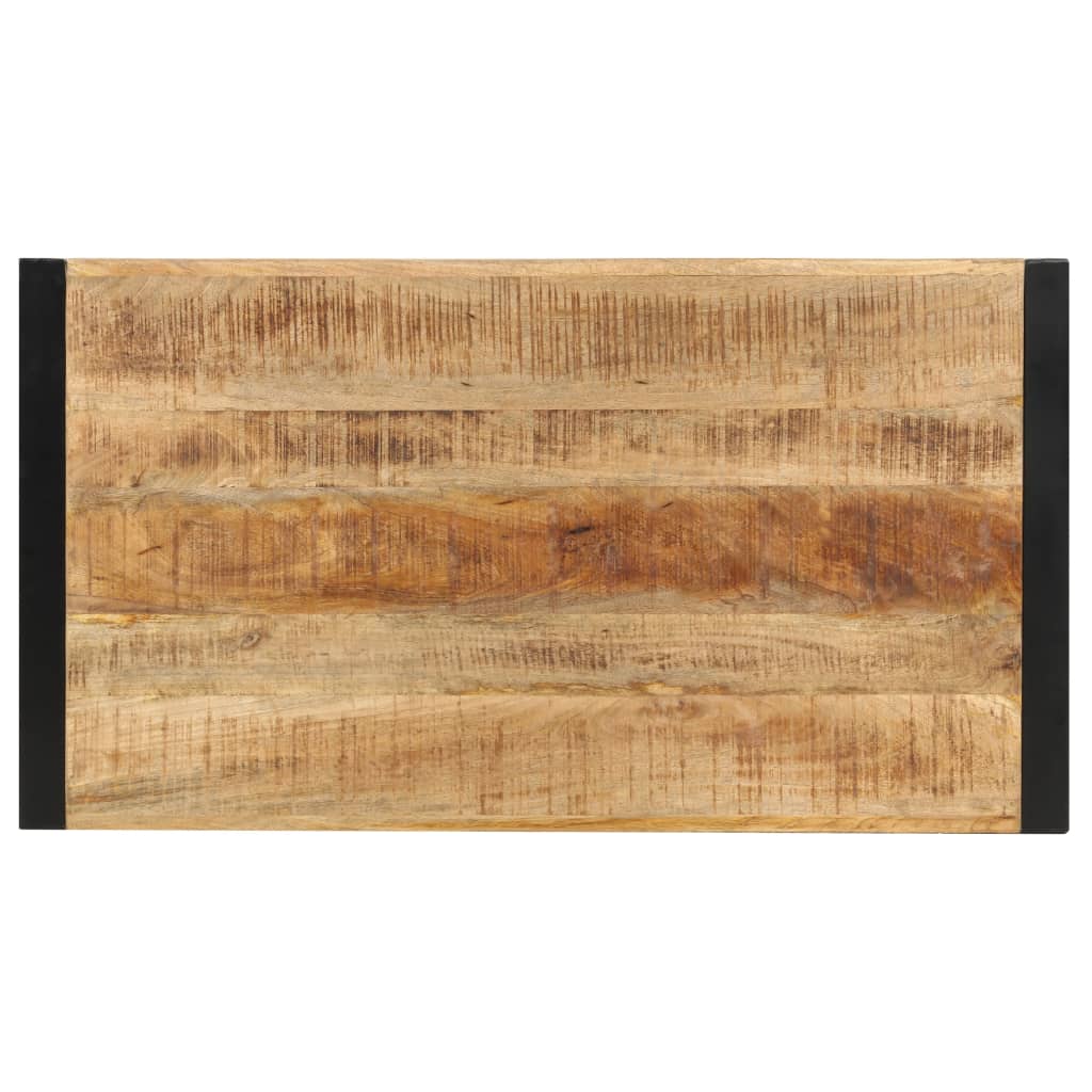 vidaXL Stolik barowy, 110 x 60 x 110 cm, lite drewno mango