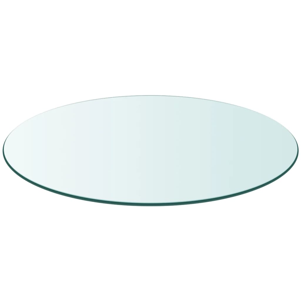 vidaXL Blat stołu szklany, okrągły 400 mm